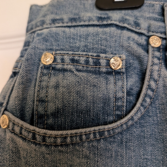 Versace Jeans Couture Denim with Black Leather Patch - Picture 3 of 15